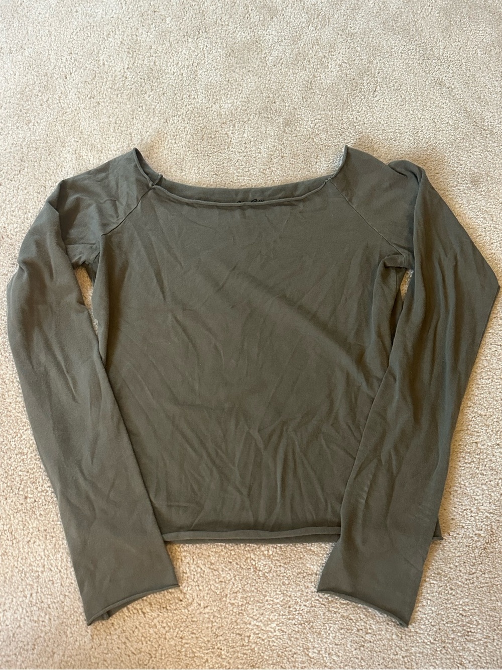 Brandy Melville green shirt